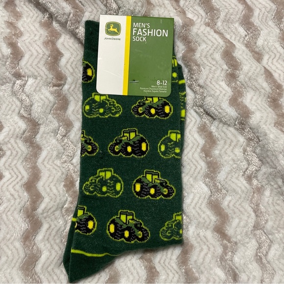 John Deere Underwear & Socks John Deere Crew Socks Mens Shoe Size